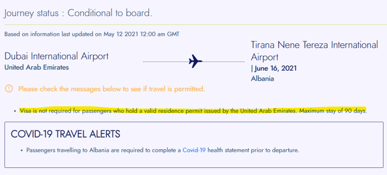 Albania E Visa For Uae Residents