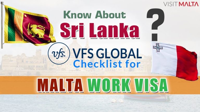 Malta Job Visa For Sri Lanka