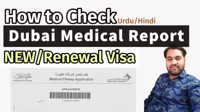 Medical Test Result For Visa In Dubai