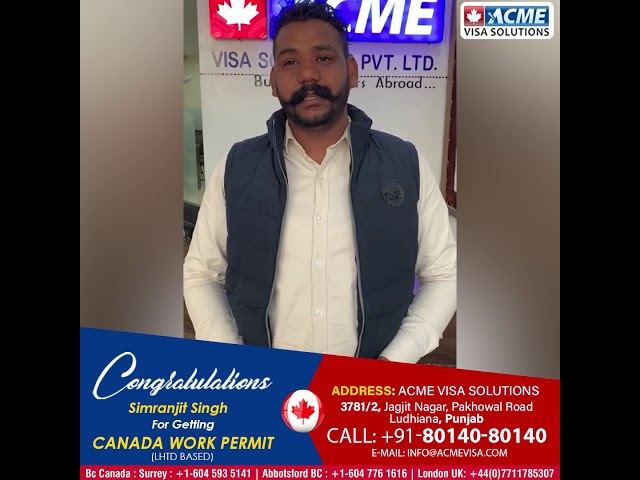 Canada Work Permit In Ludhiana