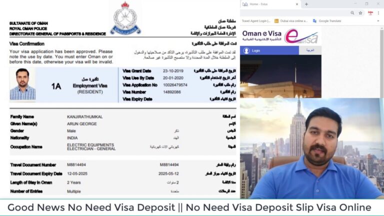 Employment Visa For Oman