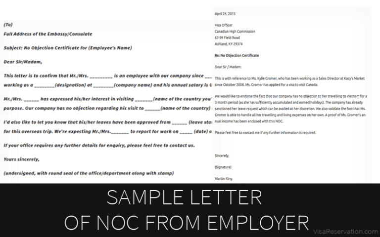 Employment Visa With Noc