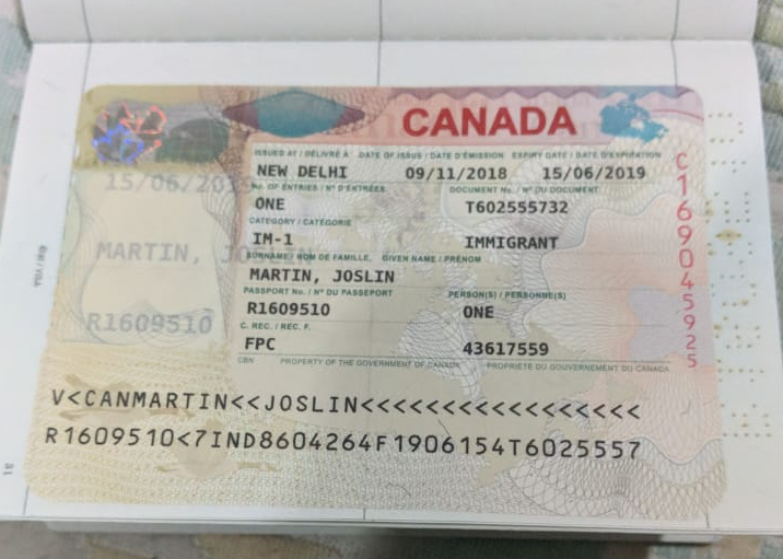 Permanent Residence Visa In Canada