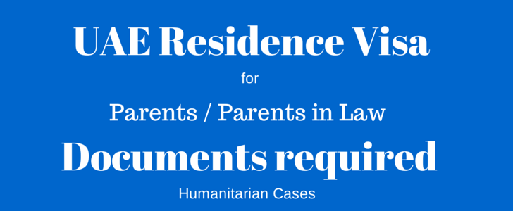 Residence Visa For Mother In Law Uae