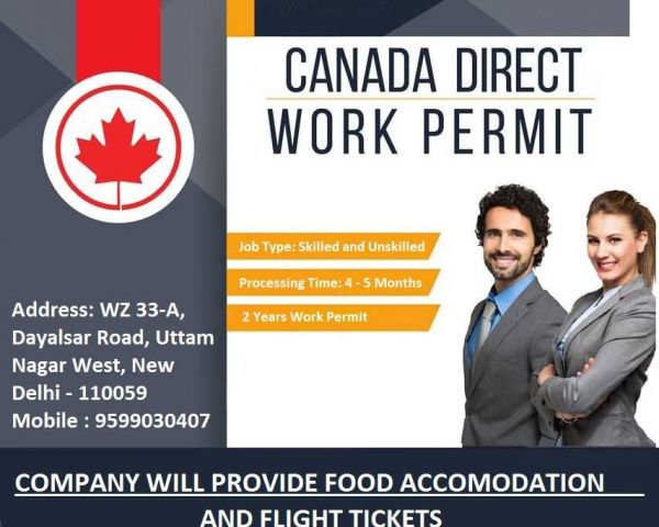 Agent For Canada Work Permit In Delhi