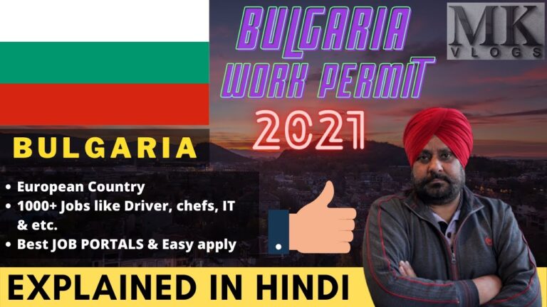 Bulgaria Work Visa For Indian