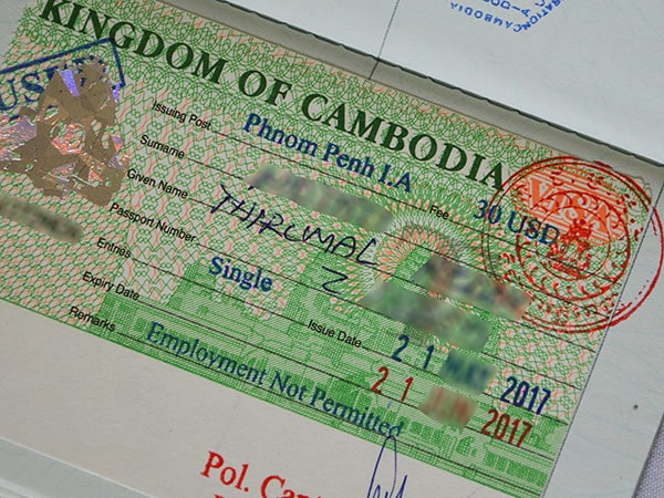 Cambodia Visa For UK Passport Holders