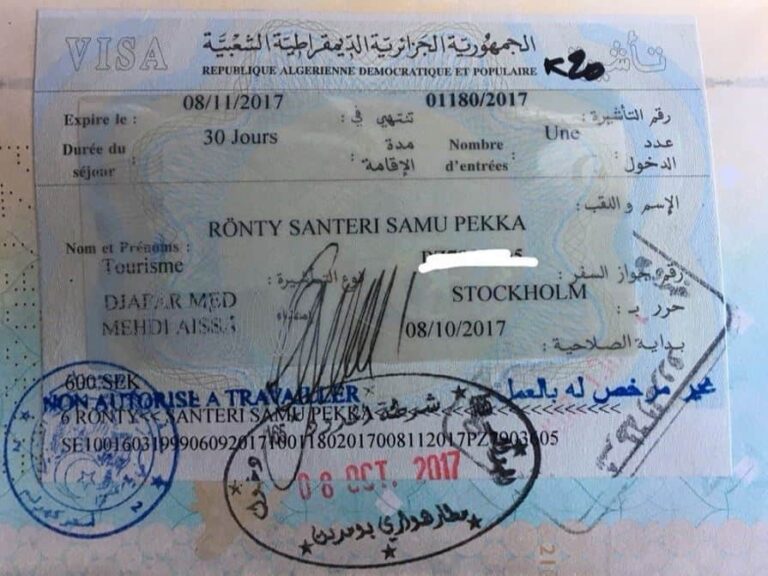 Dubai Visa For Algerian