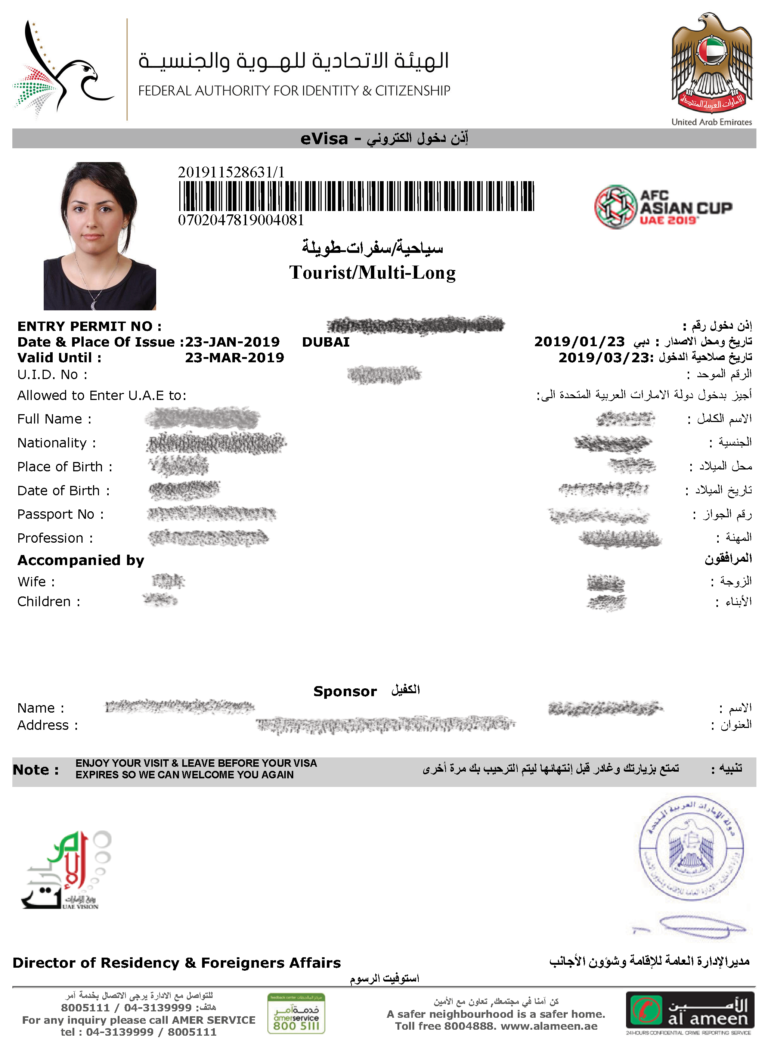 Dubai Visa For Online