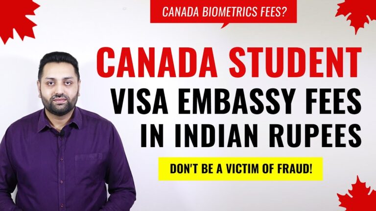 Embassy Fees Of Canada Student Visa In India