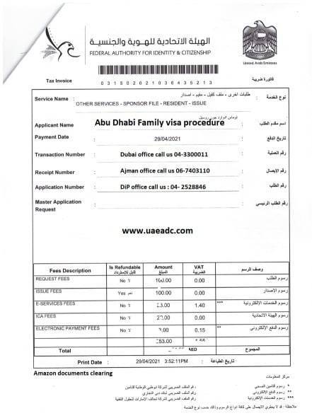 Family Visa For Abu Dhabi