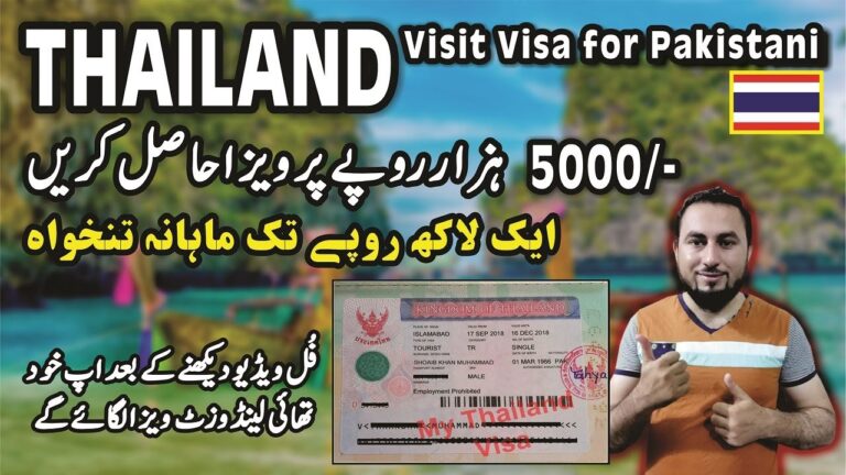 Thailand Visa For Pakistani