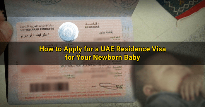 UAE Visa for New Born 75 years