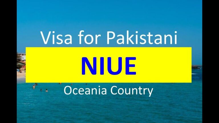 Niue Visa For Pakistani